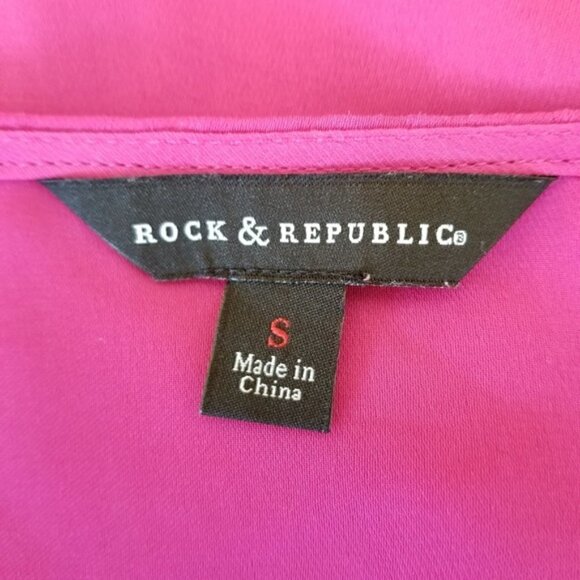 Rock & Republic Studded Sleeveless top (S) - Picture 4 of 5